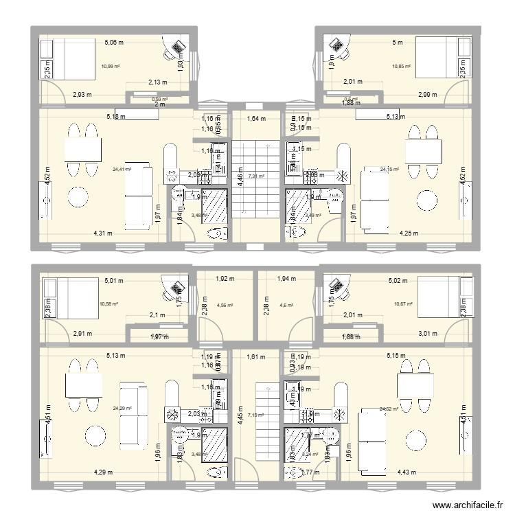 Dalifort-TF-105m2-15x7. Plan de 0 pièce et 0 m2