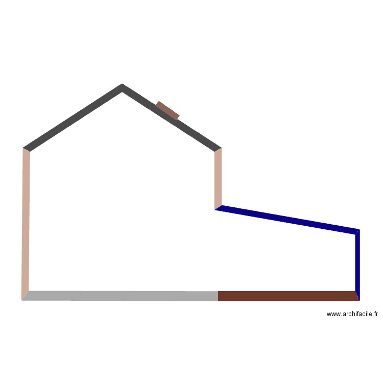 Plan maison Pavé. Plan de 0 pièce et 0 m2