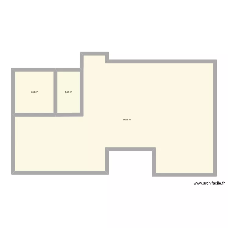 St julien. Plan de 3  et 115 m²