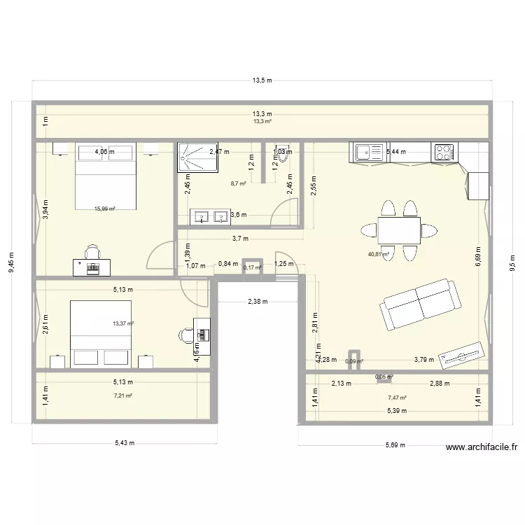 Plan combles MONTANE. Plan de 10 et 107 m² Plan combles MONTANE. Plan de 10 et 107 m²