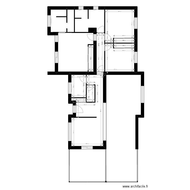 RUBIO. Plan de 8 pièces et 69 m2