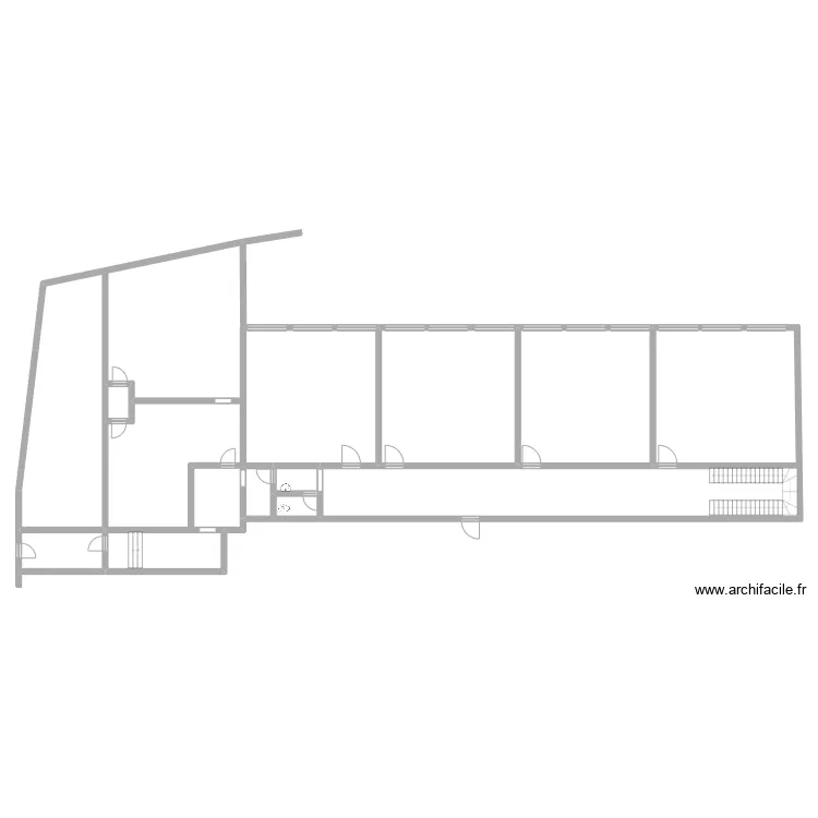 EFT BAT 1 ETAGE 1 - Travaux. Plan de 0 pièce et 0 m2