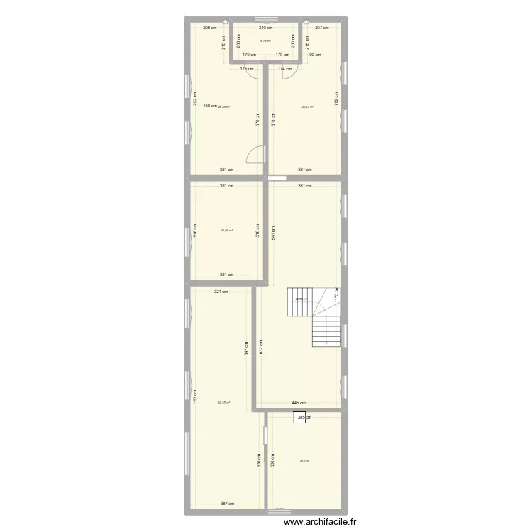 MLT Vincennes 1er &eacute;tage. Plan de 