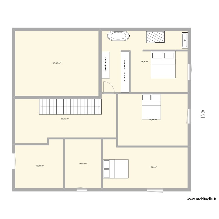 ODA SOLDA 1. Plan de 7 pièces et 144 m2