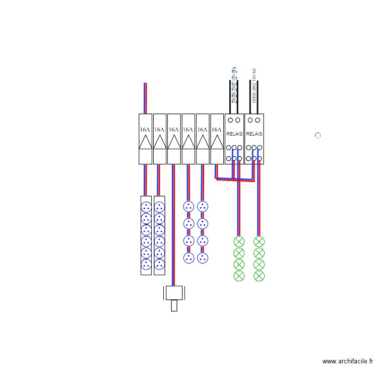 CABLAGE TABLEAU STANDART 2. Plan de 0 pièce et 0 m2