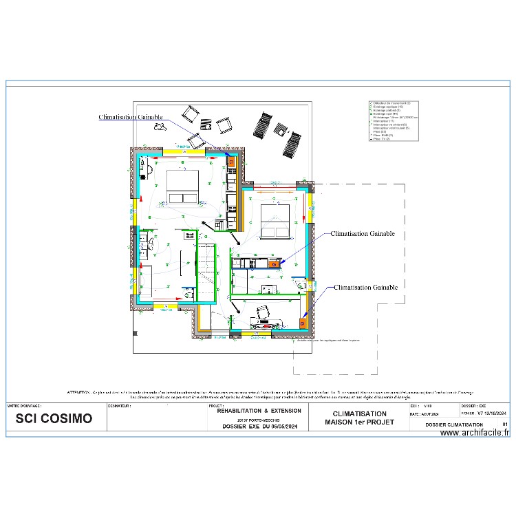 plan r+1. Plan de 0 pièce et 0 m2