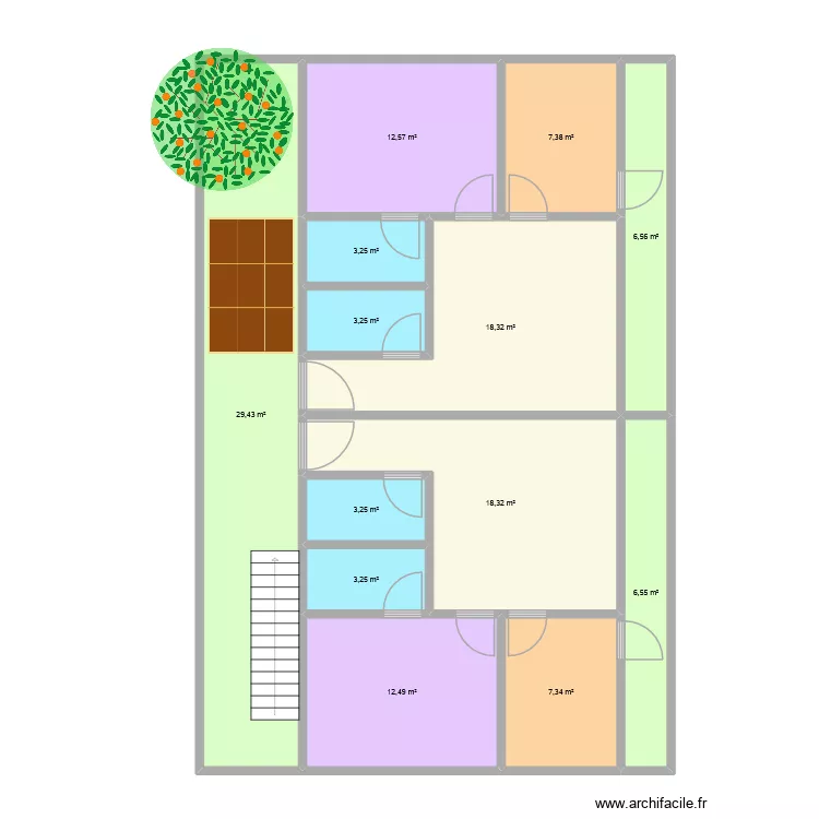 projet studio 2. Plan de 13 et 132 m² projet studio 2. Plan de 13 et 132 m²