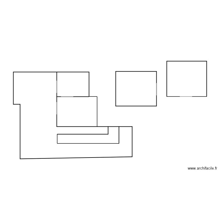 CASA DAS BIFANAS SBPA. Plan de 6 pièces et 58 m2