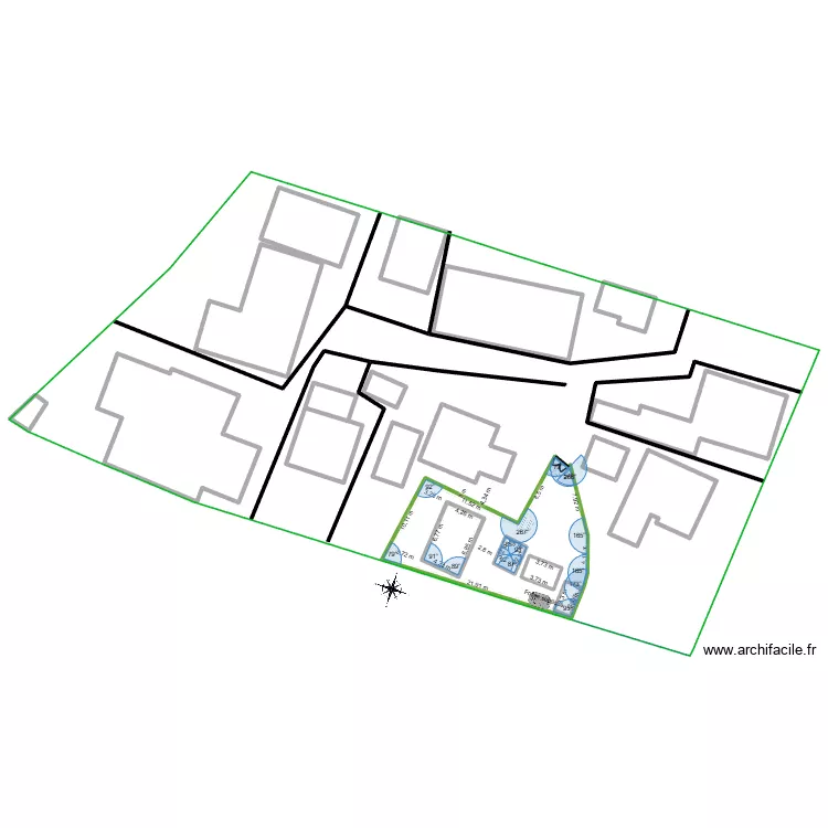 plan de masse2. Plan de 0 pièce et 0 m2