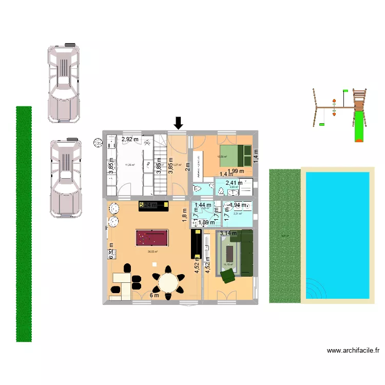 NOUVEAU-cuis. Plan de 