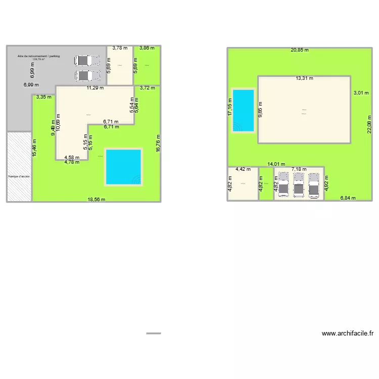 cornebarieu. Plan de 