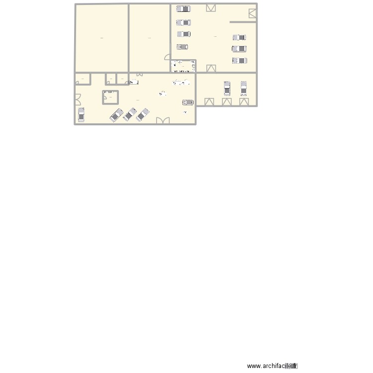 BOUGNOULE. Plan de 10 pièces et 1526 m2