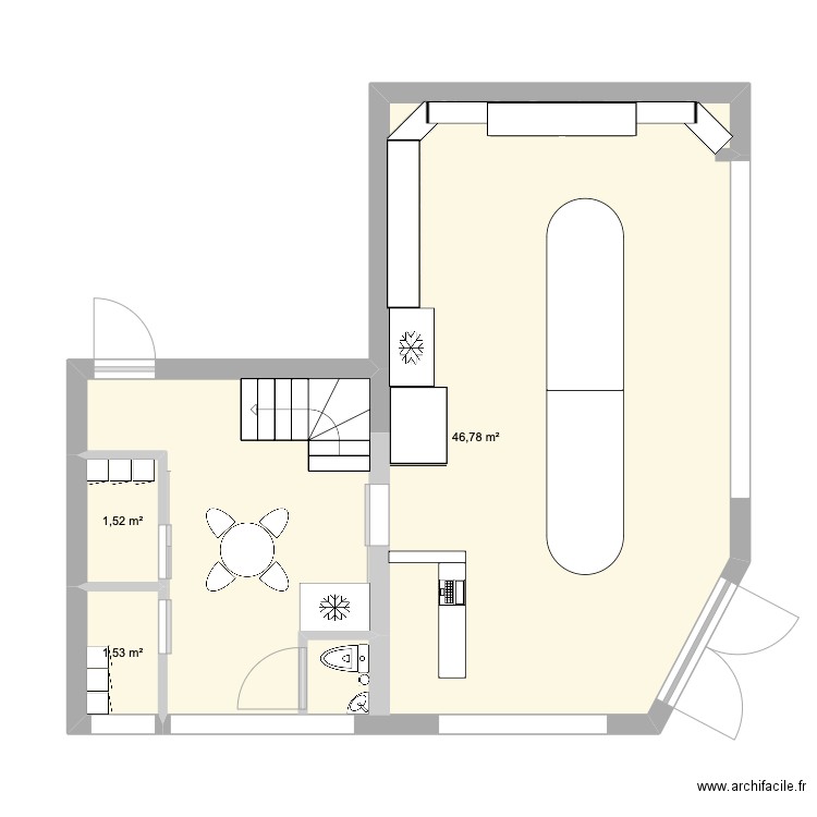 Maison Hespérides. Plan de 0 pièce et 0 m2