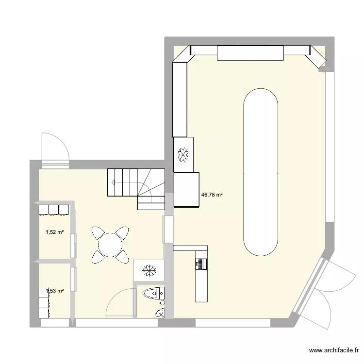 Maison Hesp&eacute;rides. Plan de 