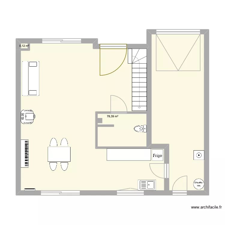 Maison2. Plan de 2 et 79 m² Maison2. Plan de 2 et 79 m²