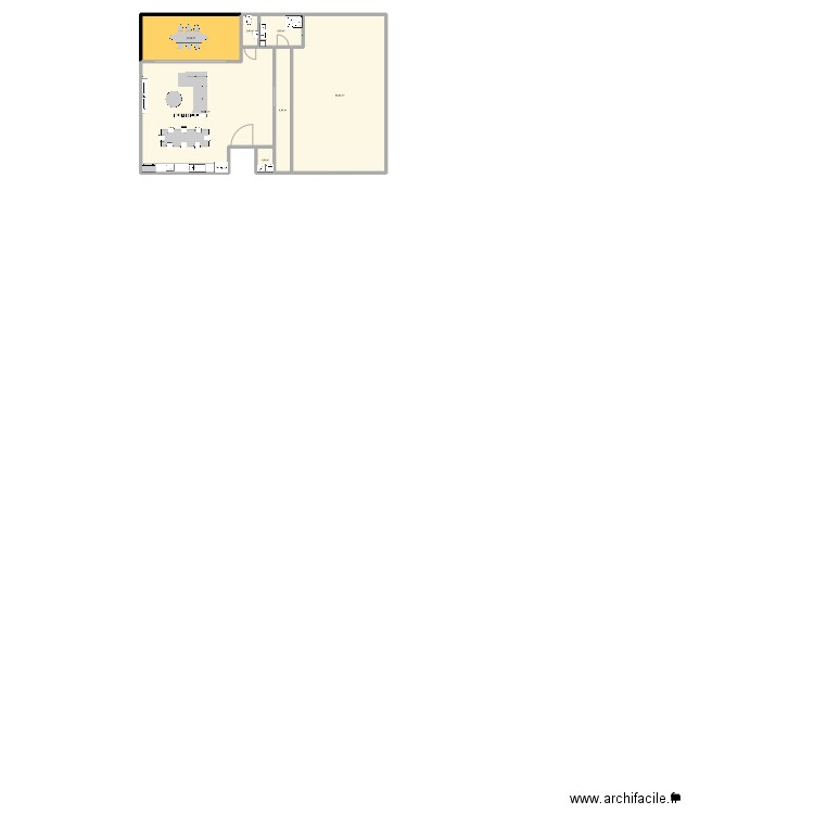 maman. Plan de 7 pièces et 176 m2