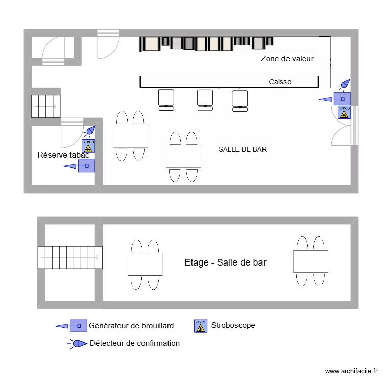 Plan brouillard Tabac le KOFI 418. Plan de 