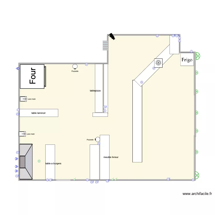 piece principle Rapizza. Plan de 1 et 106 m² piece principle Rapizza. Plan de 1 et 106 m²