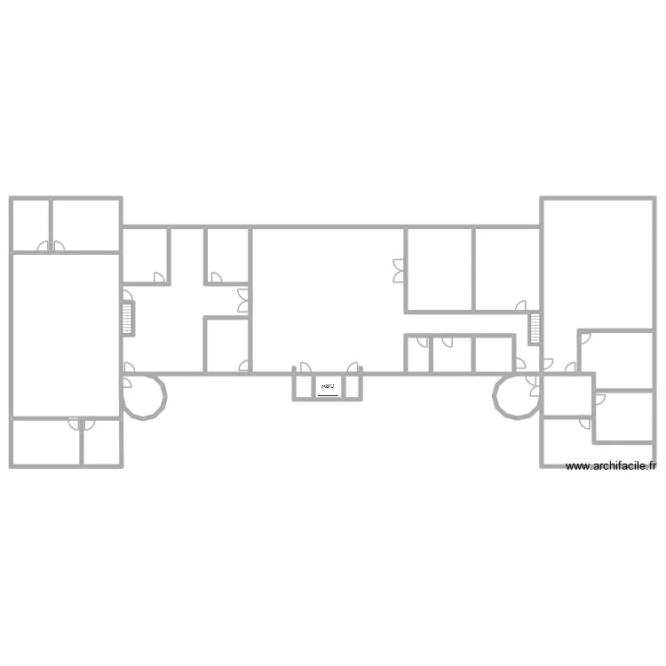 Bat 7 3e. Plan de 23  et 907 m²