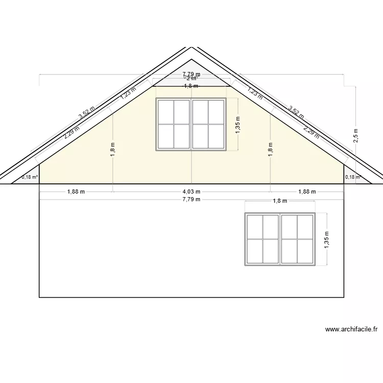 PIGNON SUD NEW. Plan de 