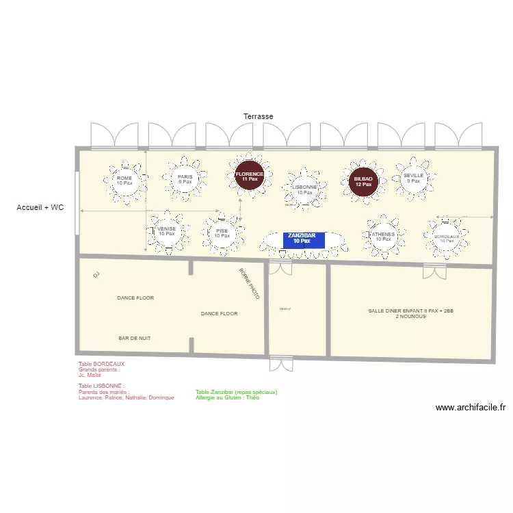 CIRCULATION SALLE CAROLINE ET ANTOINE 070924. Plan de 