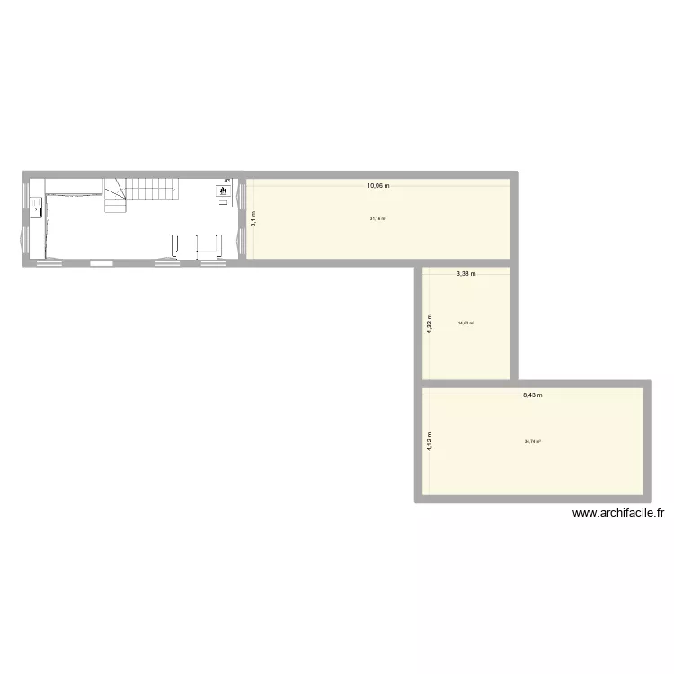 Ferri&egrave;res Le Trou version 3. Plan de 