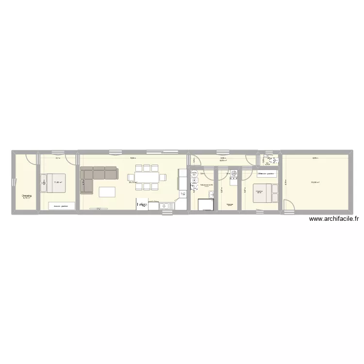 Bat2. Plan de 9 et 97 m² Bat2. Plan de 9 et 97 m²