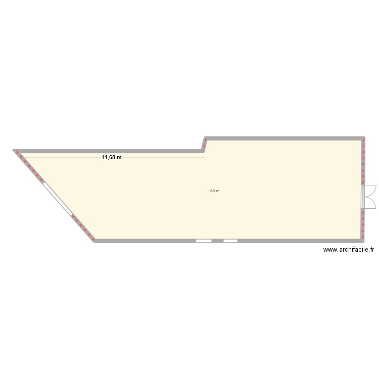 cuisine alexis. Plan de 1 pièce et 114 m2