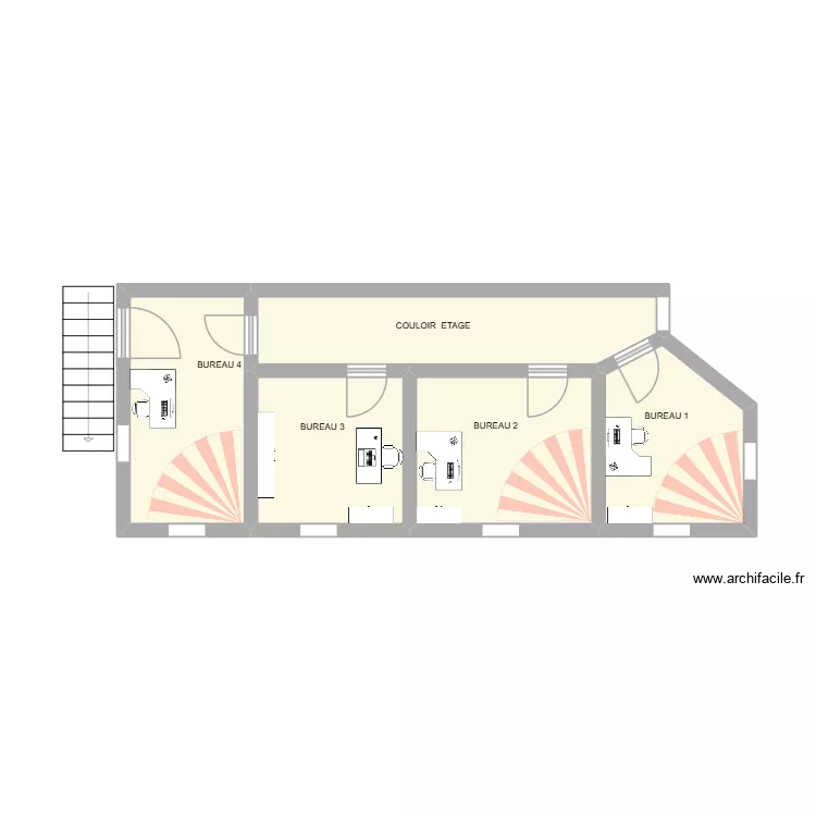 PLAN SBMI ETAGE. Plan de 5  et 30 m²
