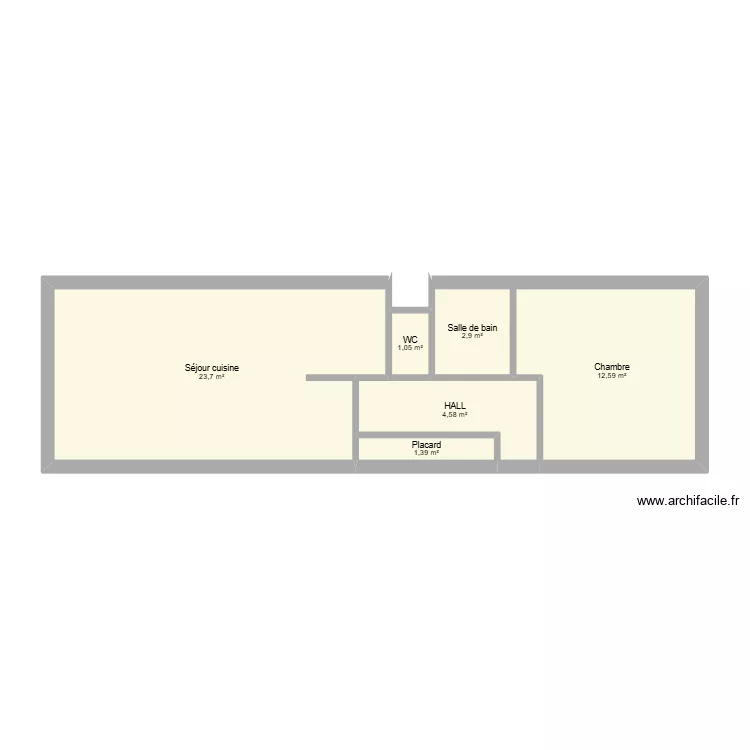 289 DEBREU HARDELOT. Plan de 6 et 46 m² 289 DEBREU HARDELOT. Plan de 6 et 46 m²