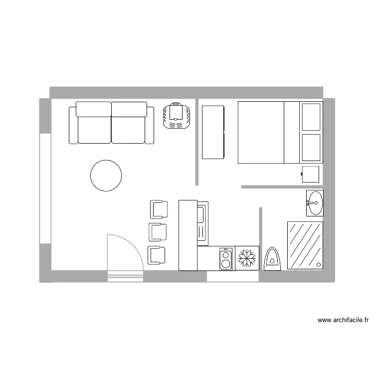 Local Boucau 3. Plan de 