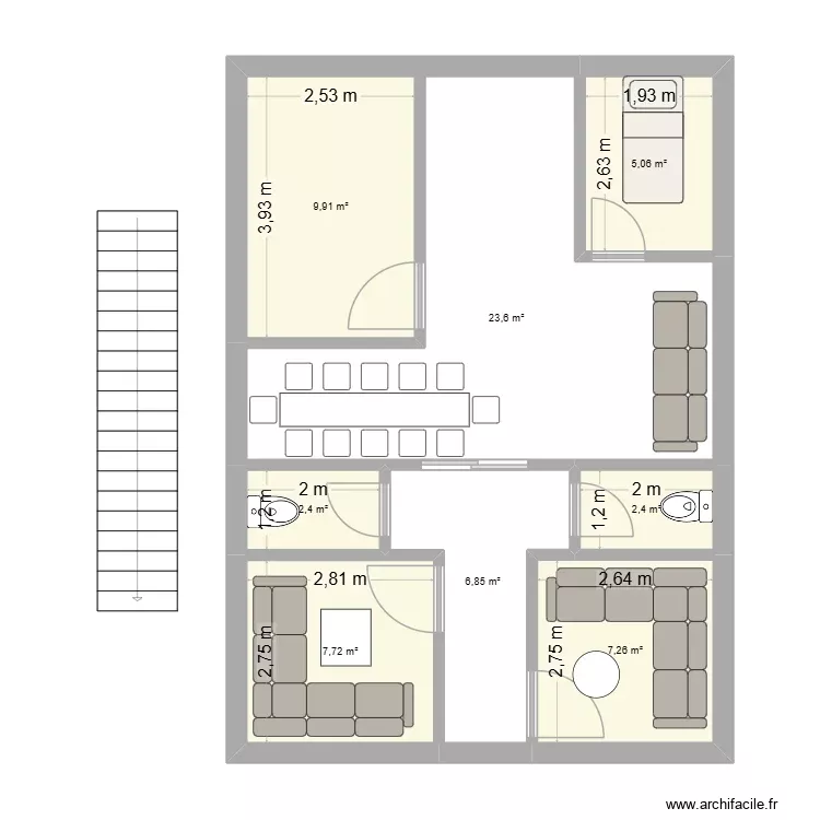 Dream. Plan de 8 Pièces et 65 m² Dream. Plan de 8 Pièces et 65 m²