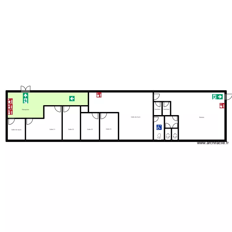 Kin&eacute; Mirabeau. Plan de 