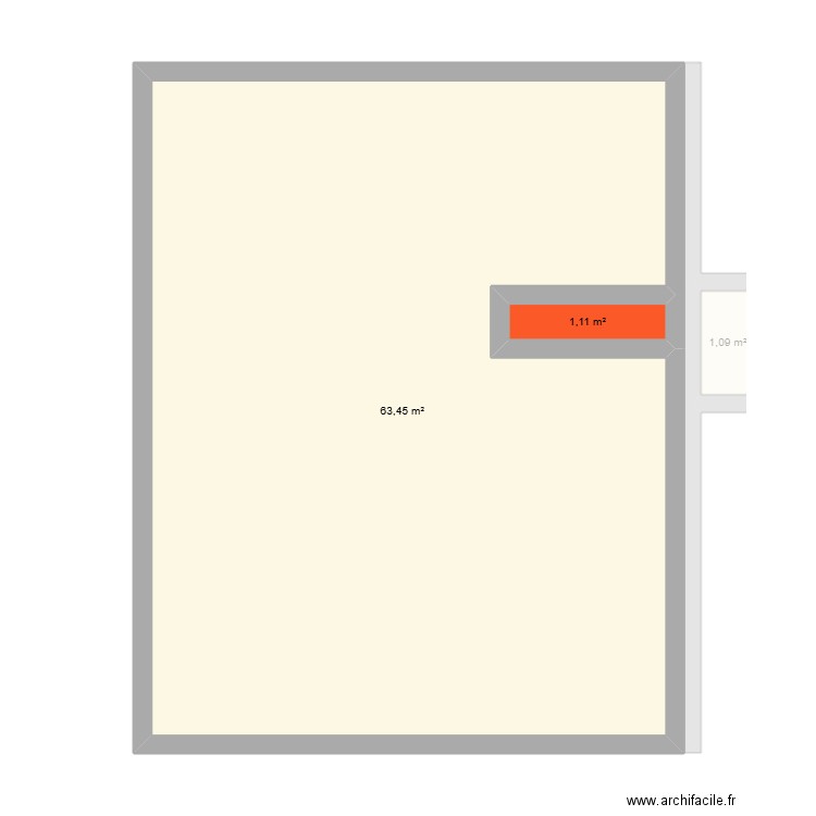 Remy. Plan de 6 pièces et 131 m2