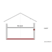 Coupe avec garage et dalle de 25 cm
