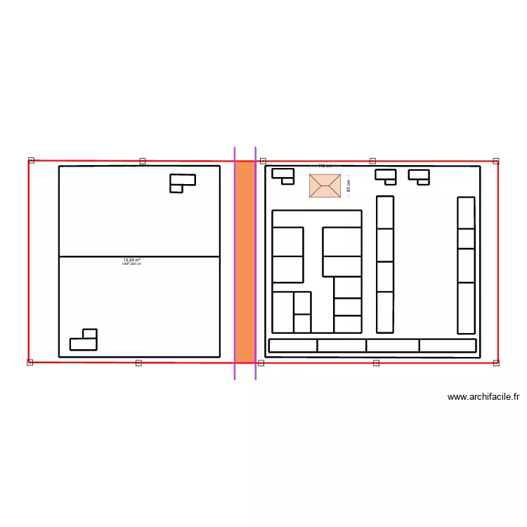 GBAKASSA. Plan de 