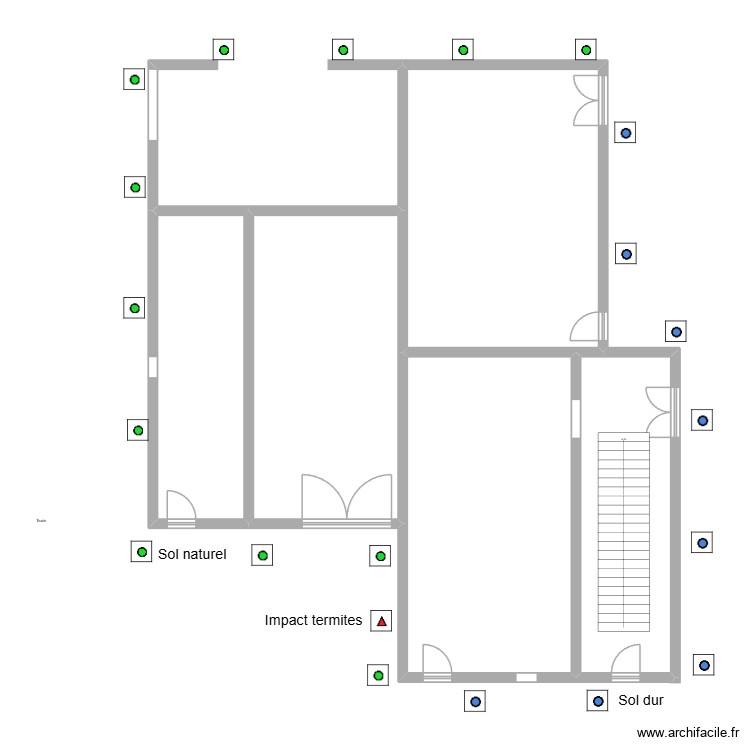 CHADEAU. Plan de 0 pièce et 0 m2