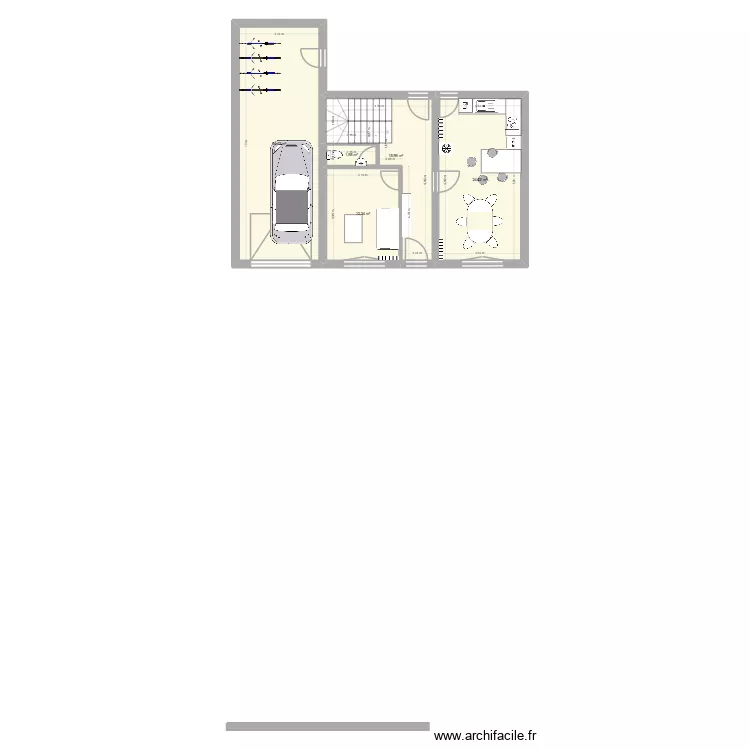 jardin des plantes1. Plan de 18  et 210 m²