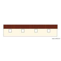 Extension - façade champ - Etat actuel