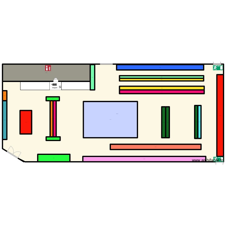 plan mag. Plan de 0 pièce et 0 m2