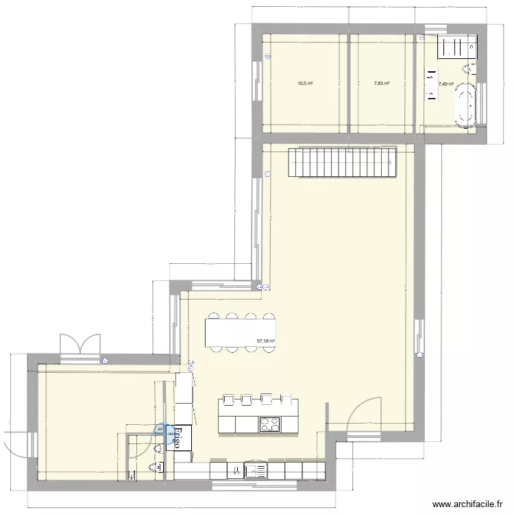 Plan 06 2026. Plan de 8 et 122 m² Plan 06 2026. Plan de 8 et 122 m²