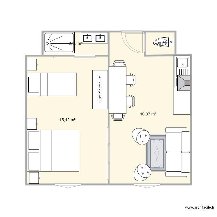 FDH R+3. Plan de 0 pièce et 0 m2