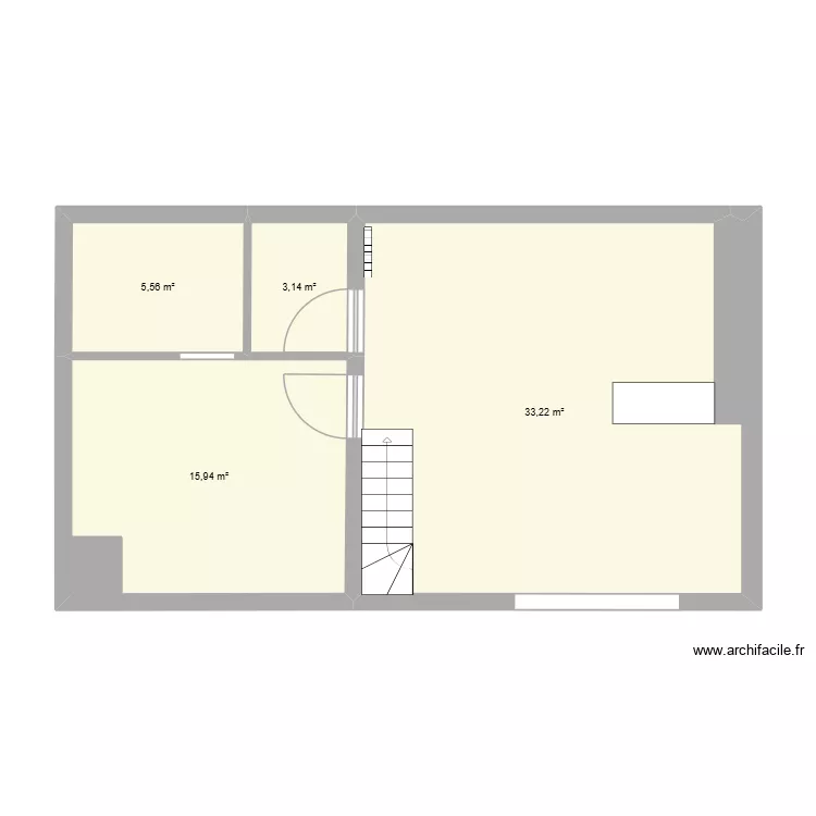 logement location 1. Plan de 4  et 58 m²