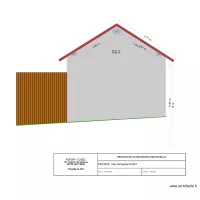 FACADE OUEST projete