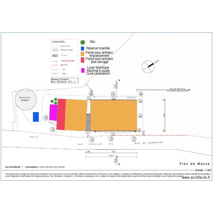 Plan Risques ICPE E Porcs du Plateau. Plan de 0 pièce et 0 m2