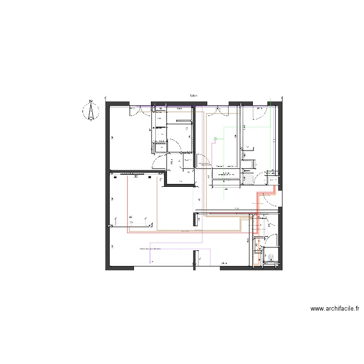 Appt Caluire et Cuire (Elec 2). Plan de 0 pièce et 0 m2
