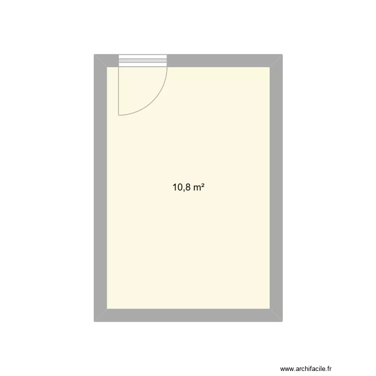 CHAMBRE 3. Plan de 1 Pièce et 11 m² CHAMBRE 3. Plan de 1 Pièce et 11 m²