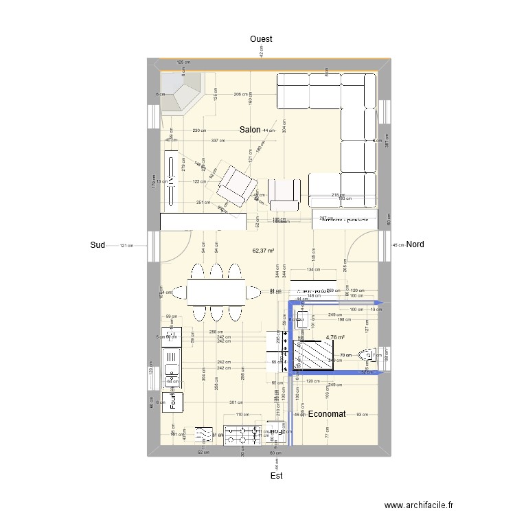 Plan Pinheira Grande rénov. salon, repas cuisine. Plan de 0 pièce et 0 m2