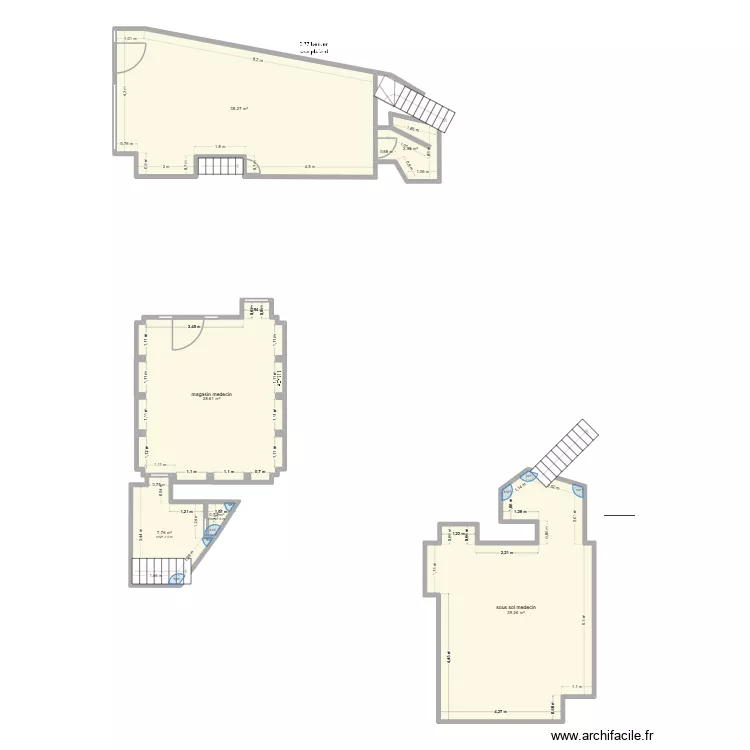 verdun. Plan de 6 pièces et 118 m²