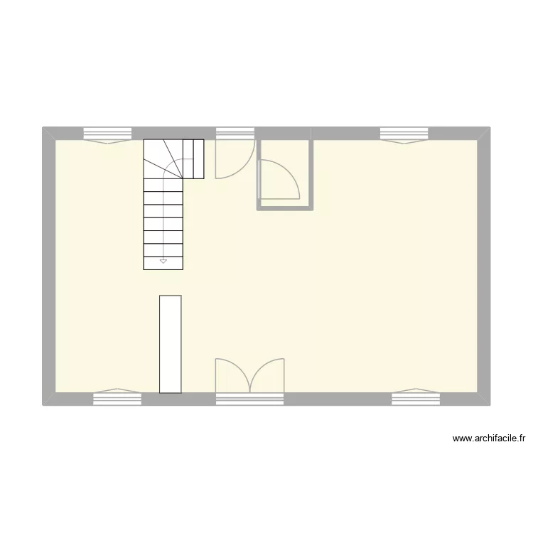VARELA. Plan de 1  et 44 m²